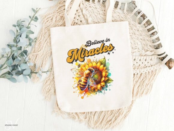 Believe in Miracles Bee Sunflower Design Review