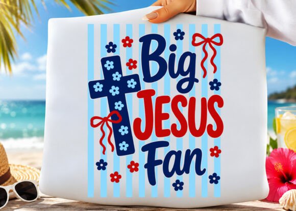 Big Jesus Fan Christian Patriotic PNG Review for Real Projects