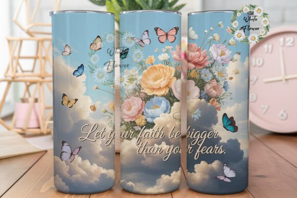 Butterfly Sky Faith Tumbler Wrap Review