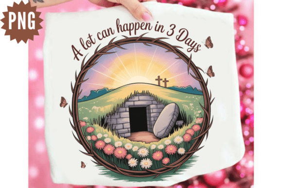 Christian A Lot Can Happen Easter PNG Design Review