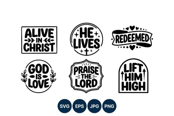 Christian Phrase Vector Art Set Review: Faith in Every Stitch