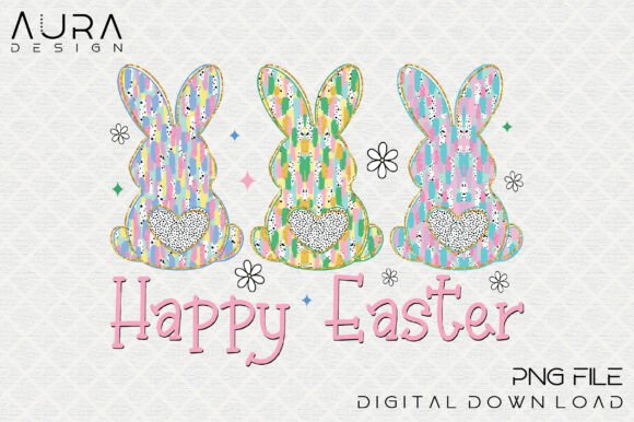 Happy Easter Bunny PNG Review for Real Embroidery Projects