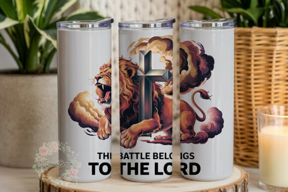 Lion and Cross Faith Tumbler Wrap Design Review