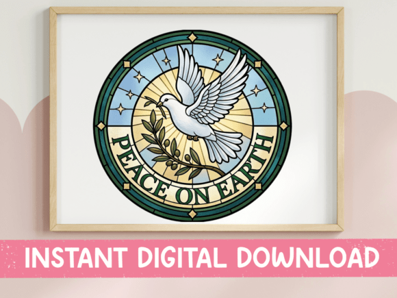 Peace on Earth Stained Glass Dove Embroidery Design Review